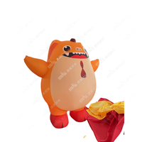 Modèle de chèvre gonflable géant personnalisé, animal gonflable de dessin animé pour la publicité d'événements en plein air
