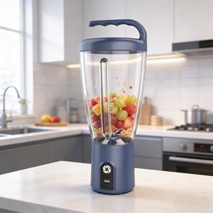 Licuadora Portátil de Alta Resistencia de 1000 ml y 150 W, Recargable por USB/Batería, Inalámbrica, para Triturar Hielo y Hacer Smoothies, Turbo, Libre de BPA, con 6 Cuchillas - Product Image 2