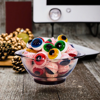 Chinese fabrikant Halal 5D Popping Eyeball Candy, aanpasbare fruit smaken, logo's, high-end bestseller, in fles.