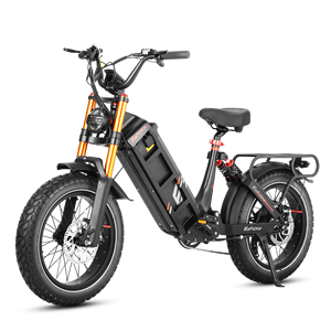 Bicicleta eléctrica eAhora Juliet Pro con cuadro de acero de alto contenido en carbono de 20" x 15", batería de litio de 60V 70Ah para adultos - Product Image 6