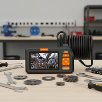 Cámara Endoscópica Industrial con Inspección de 360 Grados, Cable de 30 m, Pantalla IPS de 4.3 Pulgadas, Clasificación IP67