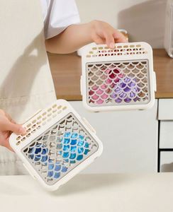 New Dishwasher Cleaning Basket Cross-border Kitchen Tool Accessories Silicone Mini Basket Drain Storage Box - Product Image 3