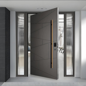 <span class=keywords><strong>Porta</strong></span> d'Ingresso Moderna <span class=keywords><strong>in</strong></span> Alluminio e <span class=keywords><strong>Legno</strong></span> per Ville con Funzione Antifurto per Esterni e Ingresso Cantina - Product Image 1