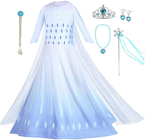 Filles robes pour les fêtes 2025 Halloween Costumes enfants <span class=keywords><strong>reine</strong></span> <span class=keywords><strong>des</strong></span> neiges Cosplay <span class=keywords><strong>robe</strong></span> de princesse haute qualité <span class=keywords><strong>robe</strong></span> de fête d'anniversaire - Product Image 5