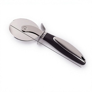 Cortador de Pizza Comercial Jiaju de Acero Inoxidable, Rodillo Espátula para Hornear, Cuchillo de Pizza Metálico para Restaurantes - Product Image 2