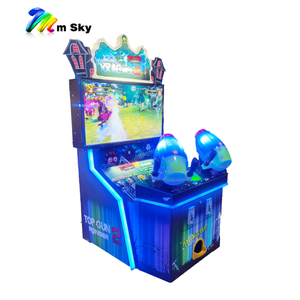 Machine d'arcade vidéo 3D pour enfants de 6 ans et plus, jeu de tir au laser à 2 joueurs, à monnayeur, avec tickets de récompense, pour usage intérieur uniquement, en anglais - Product Image 2