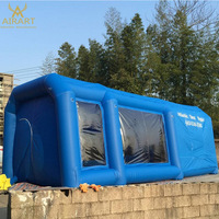 Stand de pulvérisation portable, tente gonflable de peinture pour garage, voiture et camion, 1 pièce