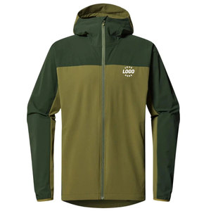 Chaqueta Softshell con Capucha Personalizada para Hombre, Impermeable, con Logotipo Frontal Impreso, Informal, Deportiva, con Cierre, 100% Poliéster - Product Image 1