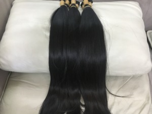 Cheveux vietnamiens bruts cheveux en vrac usine 100% cheveux naturels naturel noir naturel brun - Product Image 3