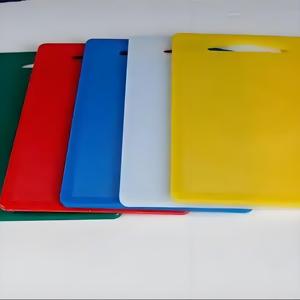 Tabla de cortar de cocina de PE multifuncional ecológica UPE personalizada, tabla de cortar de hojas de plástico