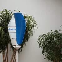 Générateur d'énergie gratuite Générateur d'éolienne résidentielle 600w 1000w 2000w Éolienne verticale