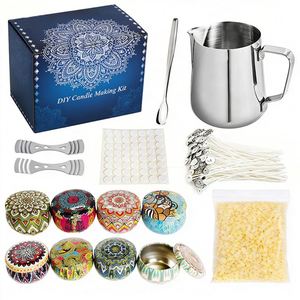 Kit de Création de Cire d'Abeille : Huiles Parfumées, Colorants, Outils, Kit de Démarrage pour Entreprise Artisanale Naturelle, Formation à la Production Artisanale - Product Image 1