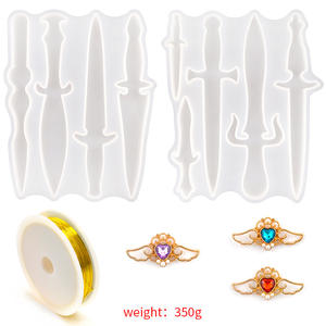 Molde de <span class=keywords><strong>Espada</strong></span> Corta para Hacer Joyas de Silicona, Colgante de Daga, Afilador de Espadas de Resina, Molde de <span class=keywords><strong>Espada</strong></span> Pequeña para Resina Epoxi - Product Image 3