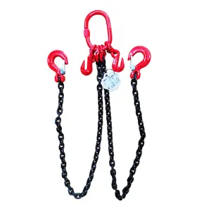 Jiulong高品質G80 4脚リフティングチェーンスリング6mm ~ <span class=keywords><strong>13mm</strong></span> - Product Image 1