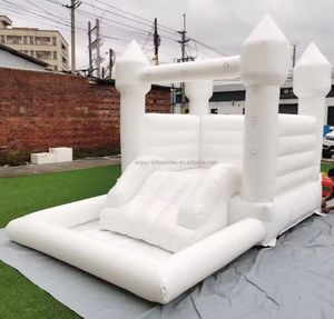 Comercial completo PVC hinchable blanco <span class=keywords><strong>Casa</strong></span> de rebote inflable boda gorila castillo <span class=keywords><strong>con</strong></span> <span class=keywords><strong>PISCINA</strong></span> DE BOLAS Pit - Product Image 3