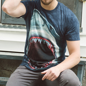 Full Over Print Design Tee T Shirt Custom Sublimation T-shirt <b>Transfer</b> logo Sport Running <b>Tshirts</b> Gift Promote T-shirt for Men - Product Image 4