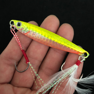 Attrezzatura da <span class=keywords><strong>Pesca</strong></span> All'Ingrosso, Esche Metalliche Stampate per Slow Pitch Jigging in Acqua Salata, 5g 7g 10g 15g, Micro Jig per Fiume/Lago/Corsia - Product Image 6