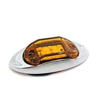 Nouveau feu latéral et indicateur de largeur elliptique ENSAITE DH-016 24V LED pour camion, pour remplacement