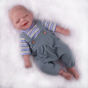 ตุ๊กตาซิลิโคนทั้งตัวคุณภาพสูง ขนาด 48 ซม. เหมือนจริง นุ่ม น่ารัก รุ่น <span class=keywords><strong>Reborn</strong></span> สำหรับเด็กอายุ 5 ปีขึ้นไป ได้รับการรับรองมาตรฐาน EN71 เหมาะสำหรับทั้งเด็กชายและเด็กหญิง - Product Image 5