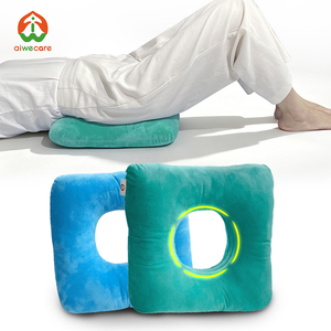Coussin respirant en maille Aiwecare pour soulager la pression, escarres, hémorroïdes, <span class=keywords><strong>fracture</strong></span> du <span class=keywords><strong>coccyx</strong></span>, fournitures de rééducation thérapeutique, vert - Product Image 2