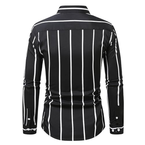 <strong>Men's</strong> Button Up Striped Shirts - Product Image 3