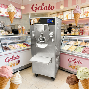 Máquina de Helados Comercial con Enfriamiento por Agua, Congelador de Helados en Lotes, Máquina de Gelato Greatone de Sobremesa con Tanque de 14L - Product Image 1