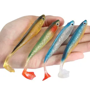 Newbility vivid fish colors esche da pesca in plastica morbida 12cm 12g esche da pesca Ttail