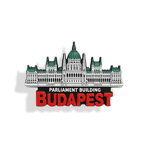 Imán para refrigerador de Bruselas, hecho a mano, de resina con logotipo personalizado, imanes de recuerdo de una sola casa de - Product Image 6