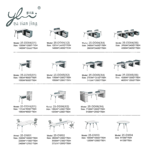 Bàn điều hành nhà sản xuất hàng đầu OEM quản lý MDF văn phòng bàn văn phòng bàn thời trang mới đơn giản hiện đại trong melamine Hội Đồng Quản Trị - Product Image 5
