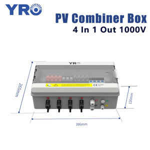 Caja Combinadora Solar <span class=keywords><strong>YRO</strong></span> 4 en 1, 1000V PV DC, Impermeable y a Prueba de Polvo, Kahong Pangkombinasyon - Product Image 6