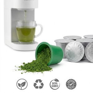 Vente directe d'usine, poudre de thé vert matcha instantané, emballage personnalisé, vente en gros pour les acheteurs du monde entier - Product Image 1