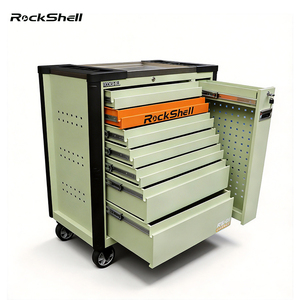 Carrello Portautensili Rockshell di Alta Qualità in Acciaio Inox, Cassetta degli Attrezzi Professionale di Grande Capacità per Officina - Product Image 1