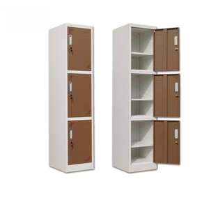 Văn phòng thép đồ nội thất Ba cửa quần áo tủ Thép 3 cửa <span class=keywords><strong>Locker</strong></span> 3 tầng tủ quần áo - Product Image 4