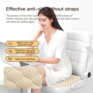 Cuscino per Sedia Antiscivolo per Tutte le Stagioni, Traspirante, Antistatico, Rimovibile, per <span class=keywords><strong>Tavolo</strong></span> <span class=keywords><strong>da</strong></span> Pranzo - Product Image 3