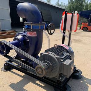 Plusieurs sources d'alimentation se connectent à une unité <span class=keywords><strong>de</strong></span> pompe à eau <span class=keywords><strong>de</strong></span> 12 pouces. Il est utilisé pour le drainage technique et l'irrigation agricole. - Product Image 5
