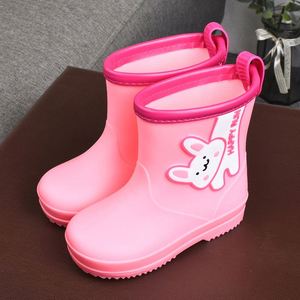 Wholesale Back to School Gear Pvc Anti Slip Cartoon Shoes for Preschool Middle Aged Children Cute Rain <b>Boots</b> - Product Image 1