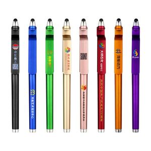 Bolígrafo Stylus Promocional Económico de Plástico con Tinta Negra de 0.5 mm, Colores Surtidos y Logotipo Personalizado - Product Image 1