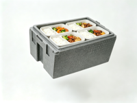 Boîte isotherme EPP 65L 48H plus résistante aux chocs que les boîtes moulées par injection, boîte de transport de vaccins pour la chaîne du froid médicale professionnelle