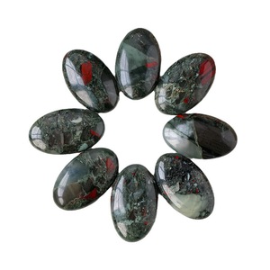 <span class=keywords><strong>Pietra</strong></span> Naturale Africana di Diaspro Sanguigno Lucidata Ovale, Cristallo Curativo, <span class=keywords><strong>Pietra</strong></span> Antistress, Massaggio Manuale, Decorazione - Product Image 4