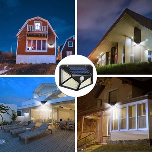 Luz Led de inducción de cuerpo humano para jardín, Sensor de movimiento inteligente, lámparas de pared solares impermeables para exteriores, gran oferta - Product Image 5