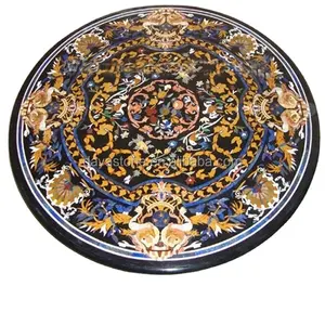 Красивый набор обеденного стола из мрамора Pietra Dura