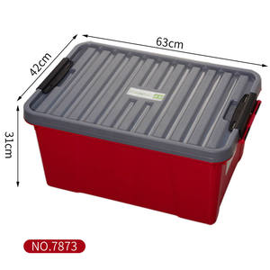 Caja de Almacenamiento Bajo Cama con Ruedas - Contenedor de Plástico PP Delgado, Moldeado por Inyección, Capacidad de 55L, Organizador de Dormitorio que Ahorra Espacio - Product Image 6