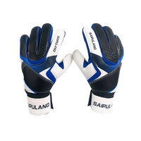 Gants de football antidérapants en latex à prix d'usine, gants de gardien de but