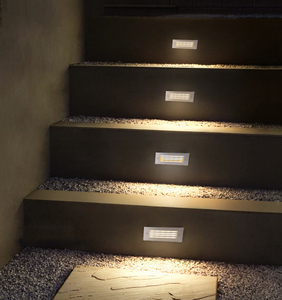 Led ngoài trời cầu thang Đèn lối đi hành lang bước nhúng đèn vườn công viên Góc bước thang đèn - Product Image 6