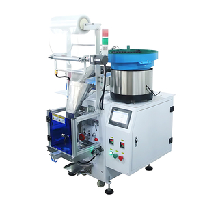 Machine de comptage et d'emballage de vis, petite ensacheuse automatique pour pièces en plastique, écrous et boulons avec disque vibrant - Product Image 1