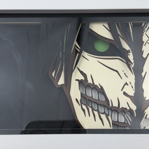 Lampe de nuit de bureau, lampe en papier sculpté d'anime, ornements, lampe en papier découpé, ombre, lampe <span class=keywords><strong>japonaise</strong></span> <span class=keywords><strong>manga</strong></span>, cadre photo, boîte à lumière - Product Image 4