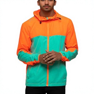 Chaqueta Casual Transpirable con Capucha para Hombre, Cortavientos, con Cierre de Cremallera, Estilo Deportivo, Corte Regular, Nailon/Poliéster, Ropa de Invierno - Product Image 3