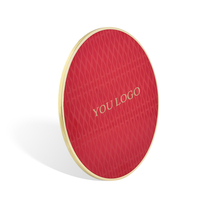 Miroir de poche personnalisé en alliage de zinc avec logo en relief circulaire sur un seul côté, design carré, nouveau modèle