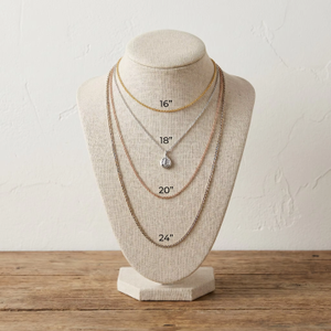 Collana con Ciondolo Classico Lucido Personalizzato, Incisione <span class=keywords><strong>Nome</strong></span> e Data, Placcatura in Oro/Argento/Oro Rosa - Product Image 2