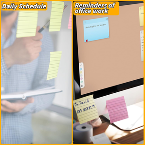 75 feuilles/bloc-notes multicolores Notes autocollantes 3x3In bloc-notes mémo ligné coloré <span class=keywords><strong>poste</strong></span> ligné collant pour enseignant étudiant école - Product Image 5